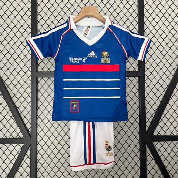 Camiseta Francia 1st Retro Niño 1998